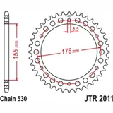 JT SPROCKETS Kettenrad 44 Zähne Stahl Standard 530 Pitch Typ 2011