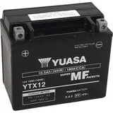 YUASA W/C Battery Maintenance Free Factory Activated - YTX12 FA for Triumph, Honda, Kawasaki