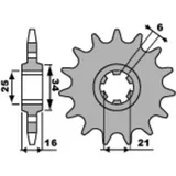 PBR Standard Stahlriztel vorne 2152 - 520