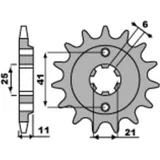 PBR Standard Stahlriztel vorne 283 - 520