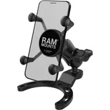 RAM MOUNTS X-Grip Phone Holder Short Arm Small Gas Tank Base - Large Phones RAM-B-410-A-UN7BU
