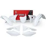 RACETECH Plastic Kit - White for: Honda CRF for CRF450R