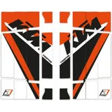 BLACKBIRD Replica Trophy 21 Radiator Louvers Graphic Kit - for: KTM EXC for 125SX, 150SX, 250EXC-F