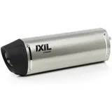 IXIL Hexoval Endtopf Edelstahl / Endkappe Edelstahl schwarz für Kawasaki NINJAZX-9R