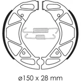 TECNIUM Scooter Organic Brake Shoes - BA209 for Yamaha CYGNUS125, XENTER125, XENTER150