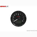 KOSO Tachometer and Speedometer Black face max 10000 RPM // max 360km/h (with shiftlight)