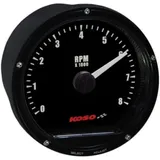 Tachometer KOSO Black face 8000 RPM