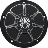 REKLUSE Kupplungsdeckel Aluminium Schwarz Wrinkle - für: Indian für SCOUT, SCOUTSIXTY