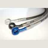 SPEEDBRAKES Aviation Brake Hose Stainless Steel/Red Banjo for Cagiva ELEFANT650 4552