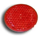 Reflector round red 80mm