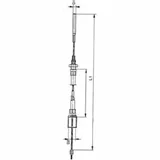Brake cable KNOTT 680/890 Brake cable KNOTT 680/890