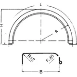 Kotflügel Anhänger PVC