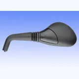 Mirror black oval