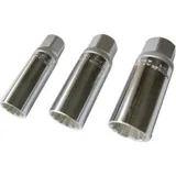 Spark plug socket set magnetic 3/8 drive