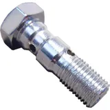 Banjo bolt double 3/8´-24 chrome
