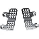 Adjustable footerest mounting plate rh