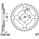 Kettenrad 50Z Teilung 428 Innendurchmesser 058 Lochkreis 090 passend für: Honda NX, CLR