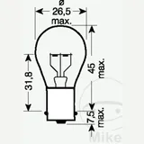 Glühbirne Lampe 6V21W JMP Glühbirne Lampe 6V21W JMP