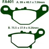 Brake pads sintered r ebc FA401R