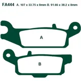 Brake pads sintered r ebc