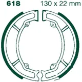 Brake shoes inc springs ebc S618