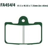 Bremsbeläge Bremsklotz Sinter HH EBC FA4544HH