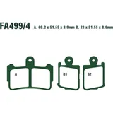Brake pads sintered hh ebc FA4994HH