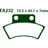 Bremsbeläge Bremsklotz Standard EBC FA232TT