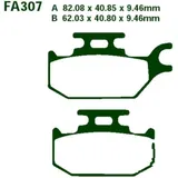 Brake pads sintered r ebc FA307R