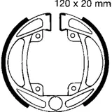 Bremsbacken ohne Feder EBC 932