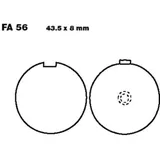 Bremsbeläge Bremsklotz Standard EBC FA056