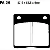 Bremsbeläge Bremsklotz Standard EBC FA036 Bremsbeläge Bremsklotz Standard EBC FA036