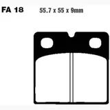 Brake pads sintered hh ebc FA018HH