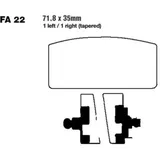 Bremsbeläge Bremsklotz Standard EBC FA022