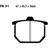 Brake pads std ebc FA031