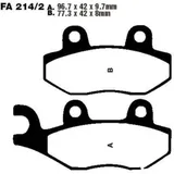 Brake pads std ebc FA2142