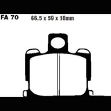 Brake pads std ebc FA070