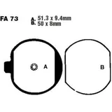 Brake pads std ebc FA073