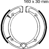 Brake shoes inc springs ebc Y516