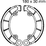 Brake shoes rear excluding springs ebc H316