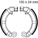 Brake shoes exc springs ebc V903