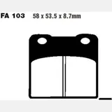 Brake pads std ebc FA103