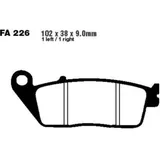 Brake pads sintered hh ebc FA226HH