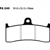 Brake pads sintered hh ebc FA249HH