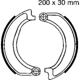 Brake shoes exc springs ebc 864