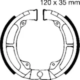 Brake shoes inc springs ebc K703