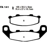 Brake pads std ebc FA141
