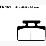 Brake pads scooter ebc SFA151