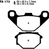 Bremsbeläge Bremsklotz Standard EBC FA173