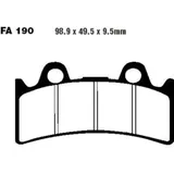 Brake pads sintered hh ebc FA190HH